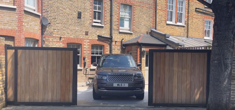 wooden security gates