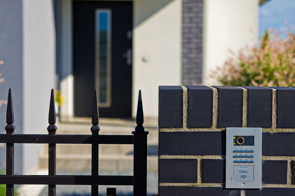 London-Driveway-Gate-with-intercom Driveway Gate Installed in Clapham with Intercom System