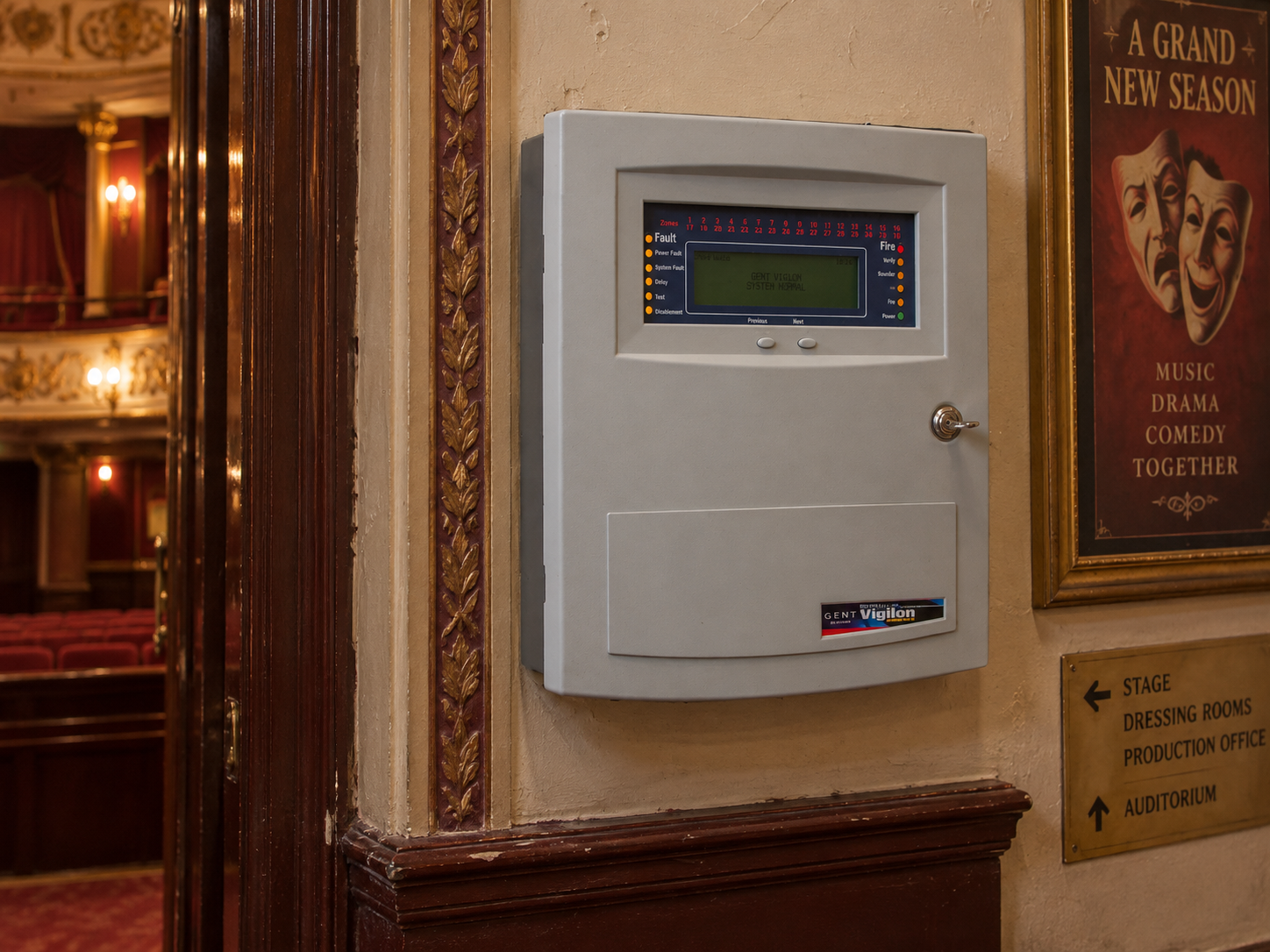 GENT Fire Alarm Installation for London Theatre